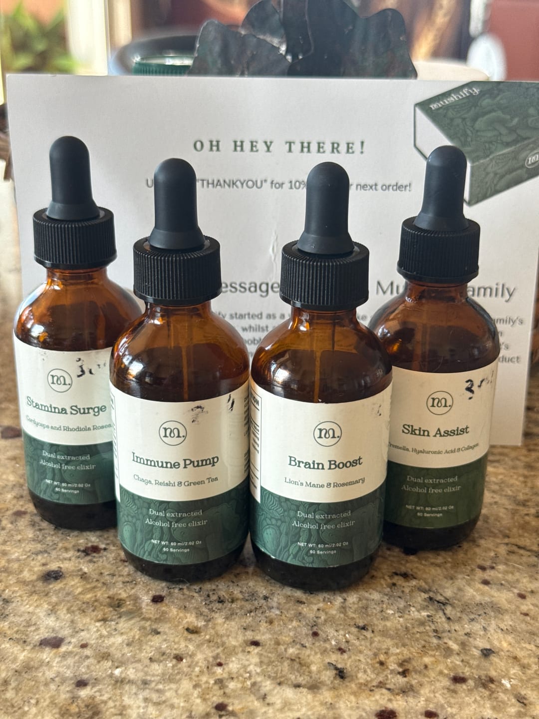 Customer photo review of Brain Boost - Lion's mane & Rosemary