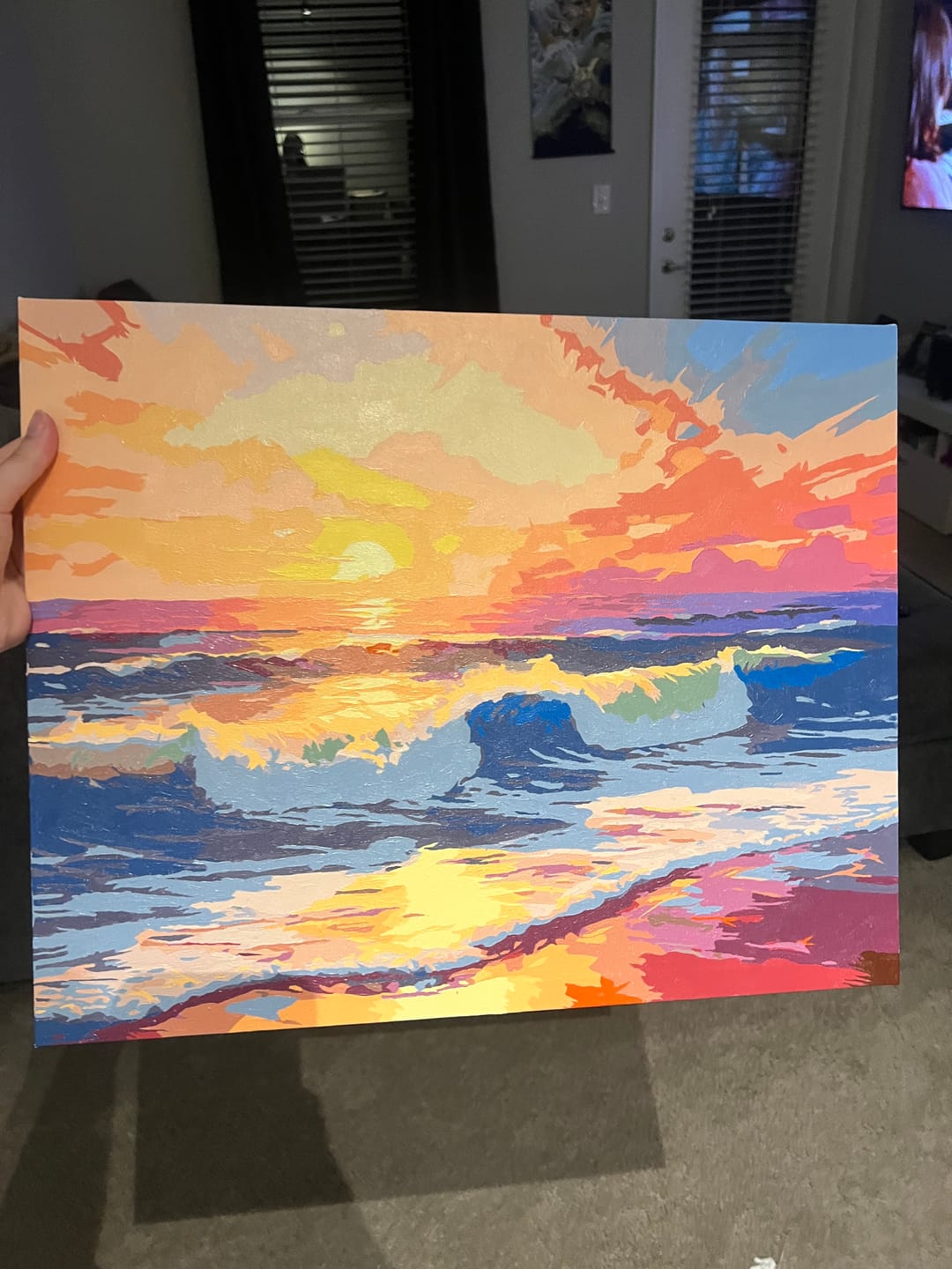 Customer photo review of Sunset Surf