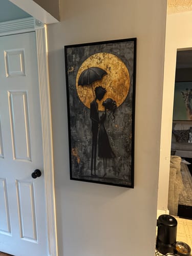 Customer photo review of BURTONESQUE LOVERS CANVAS
