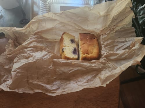 Customer photo review of No Sugar Added Low Carb Keto Pound Cake Loaf