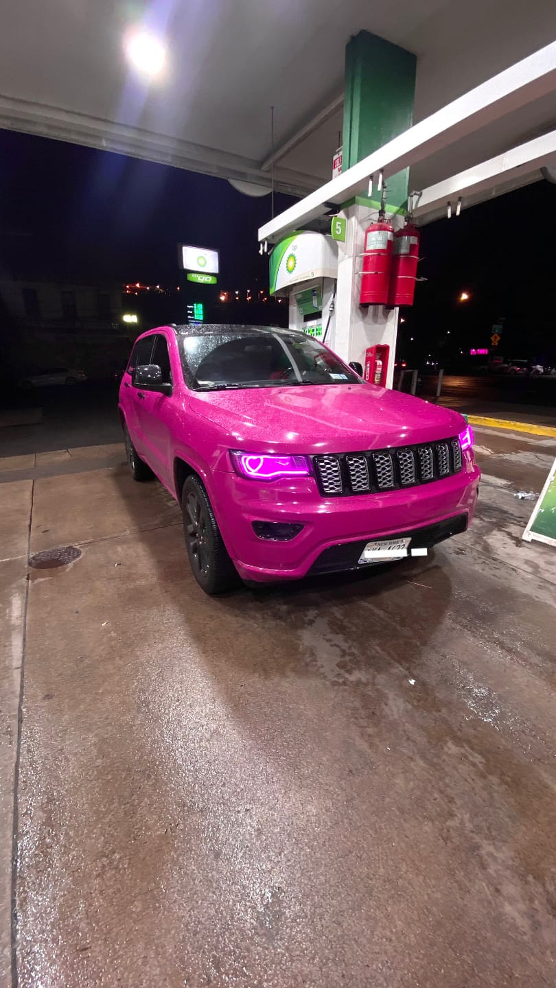 Customer photo review of High Glossy Purple Pizzazz Vinyl Wrap