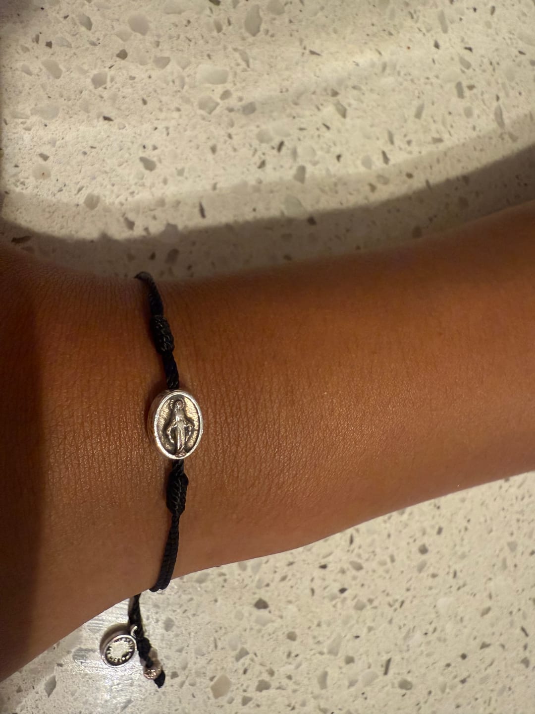 Customer photo review of Say Yes Miraculous Mary Bracelet