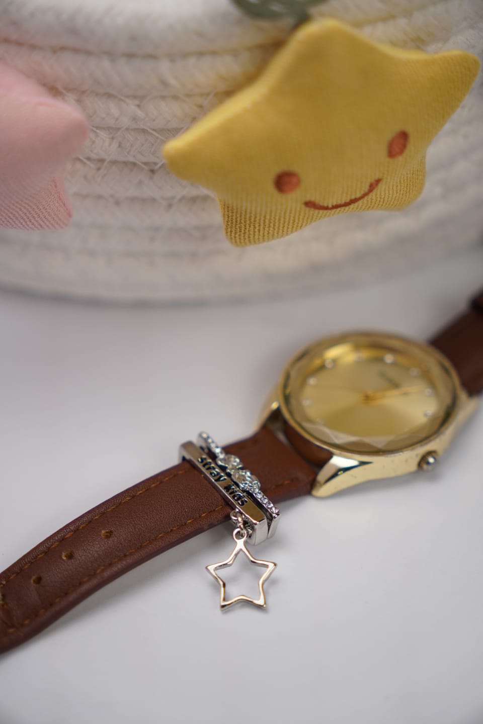 Customer photo review of Stray Kids 5Star Watch Band Charm