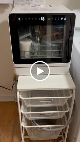 Customer video review of R09 Compact Countertop Dishwasher