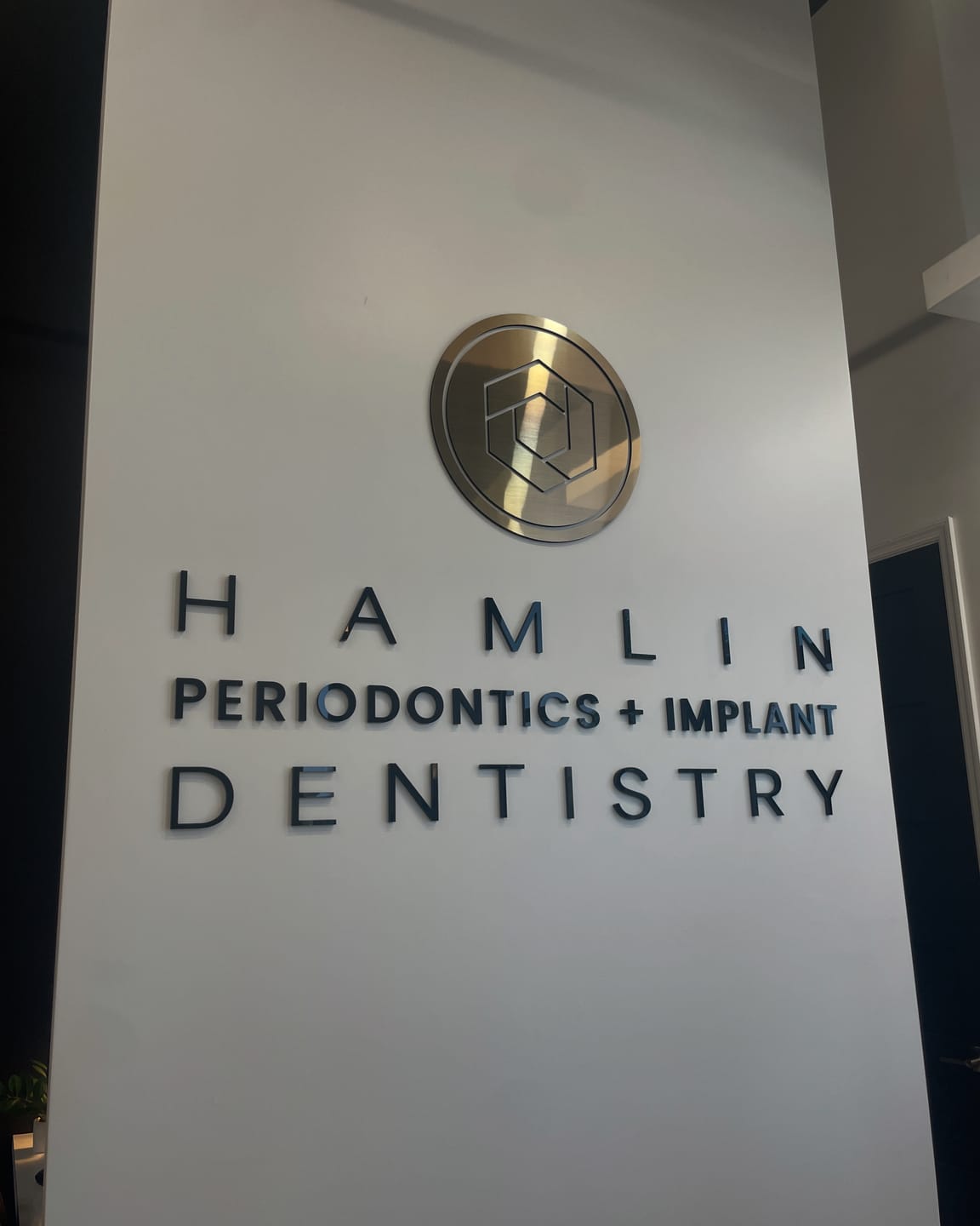Customer photo review of Custom Laser Cut Wall Logo | Sign with Raised 3D Design | Business Letter | Lobby Signage | Reception Logo | Acrylic Sign Metal Finish Logo