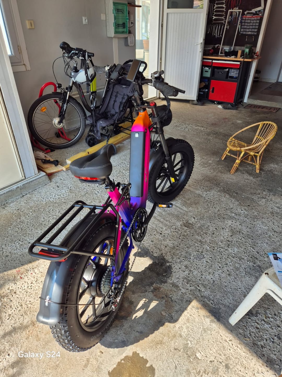 Customer photo review of CMACEWHEEL V20 750W 20" Fat Bike 960Wh Full Suspension E-bike with Torque Sensor 48V 20Ah Battery