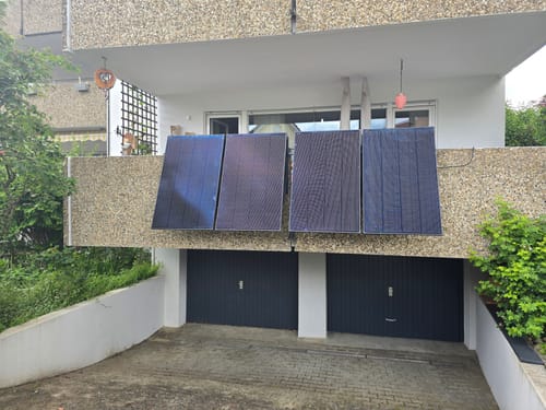 Customer photo review of Ray Beton Balkon Balkonkraftwerk