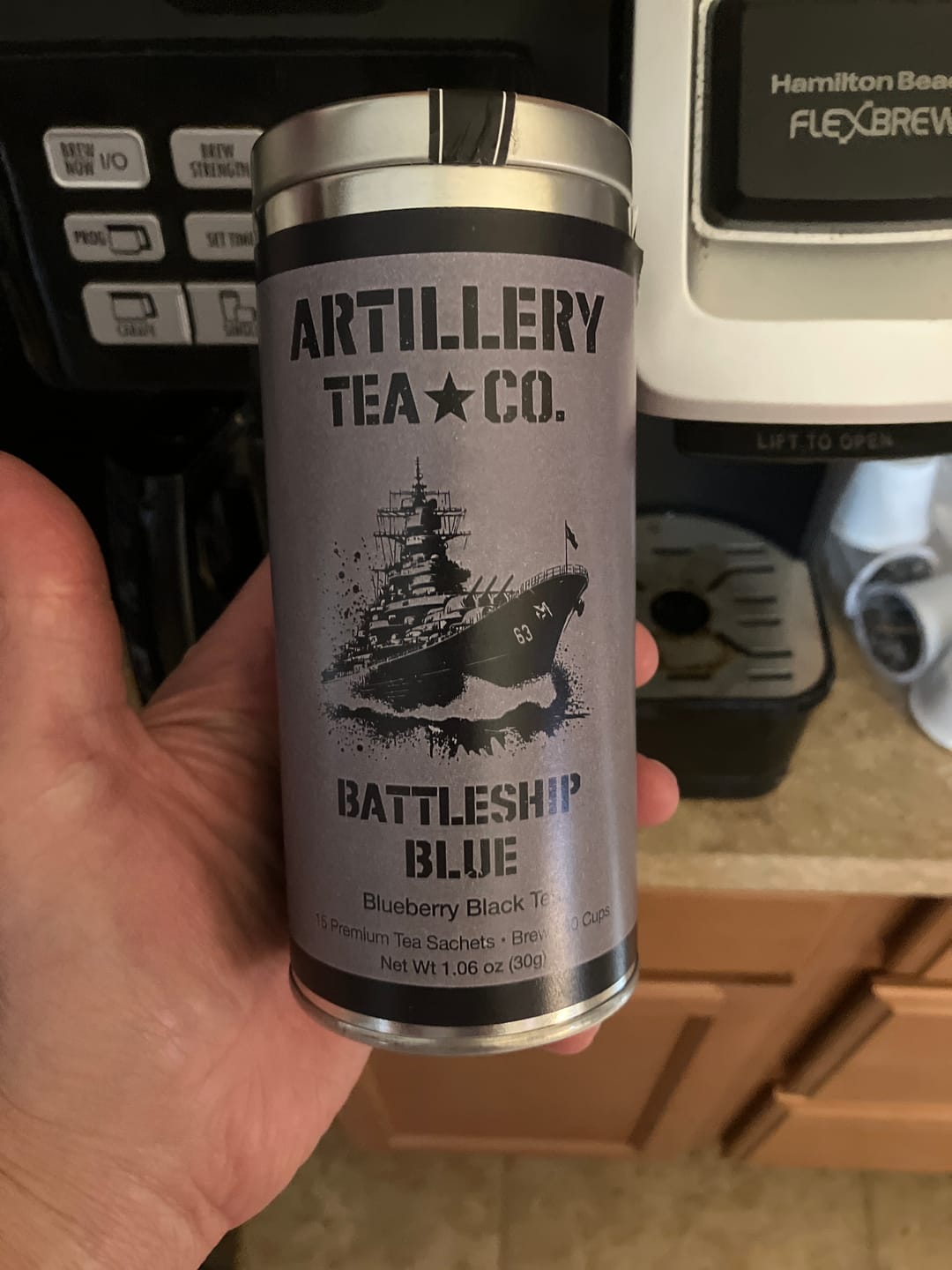 Customer photo review of Battleship Blue