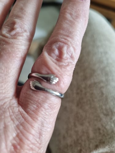 Customer photo review of Hug From Heaven Ring