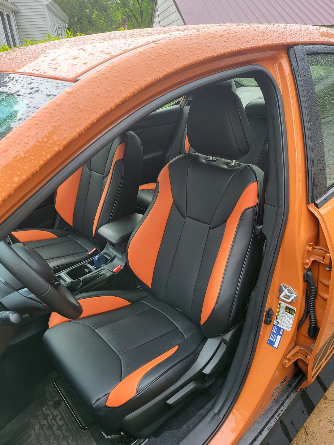 Customer photo review of 2022+ Subaru WRX Premium Custom Seat Covers