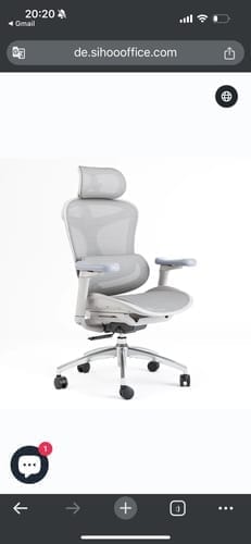 Customer photo review of Doro C300 Ergonomic Office Chair
