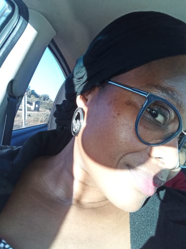 Customer photo review of Silver Diva Earrings