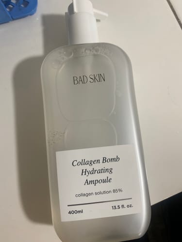 Customer photo review of Bad Skin™ Korean Collagen Bomb Hydrating Ampoule