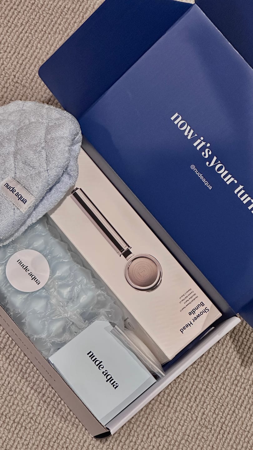 Customer photo review of Vitamin C Shower Bundle Set