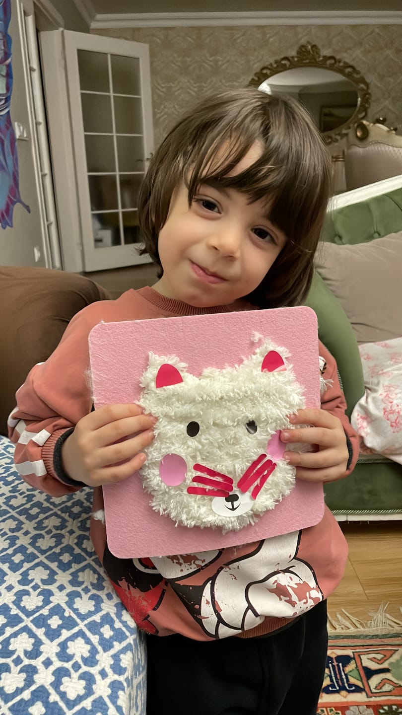 Customer photo review of 6'Lı Punch Needle Nakış Kiti
