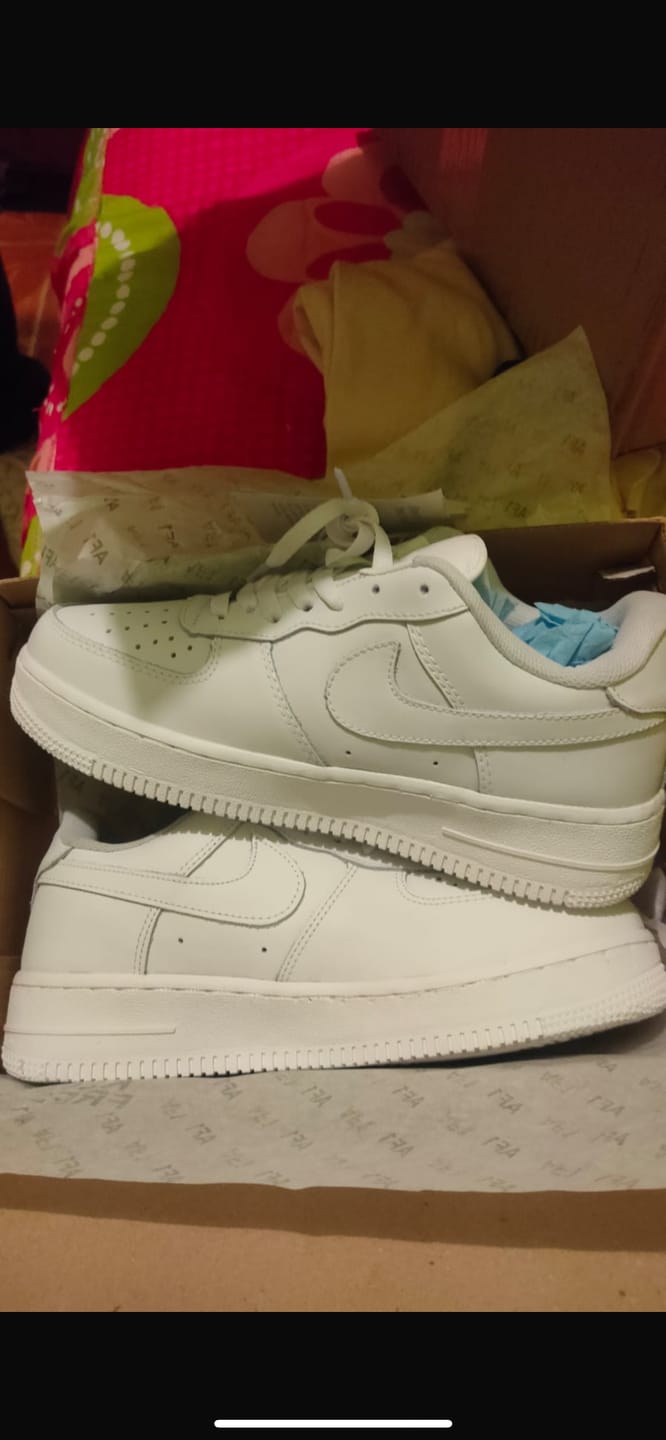 Customer photo review of Tenis Air Force 1 Blanco Total Piel 1.1
