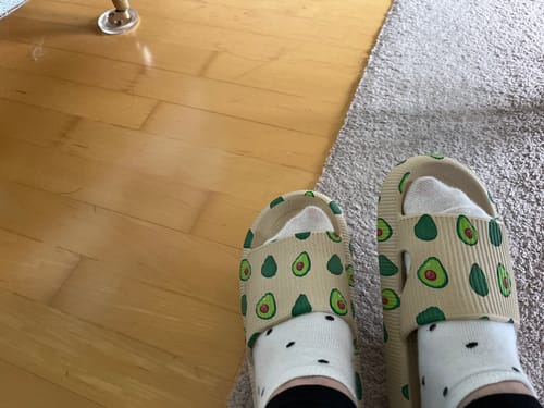 Customer photo review of HappyFlops Limited Editions