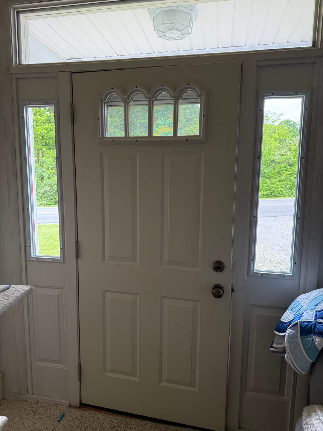 Customer photo review of Clear 1 Lite Glass and Frame Kit (Half Sidelite)