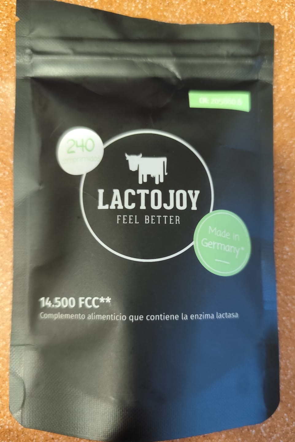 Customer photo review of LactoJoy Lactase Pills - 14.500 FCC - 240 pcs refill bag