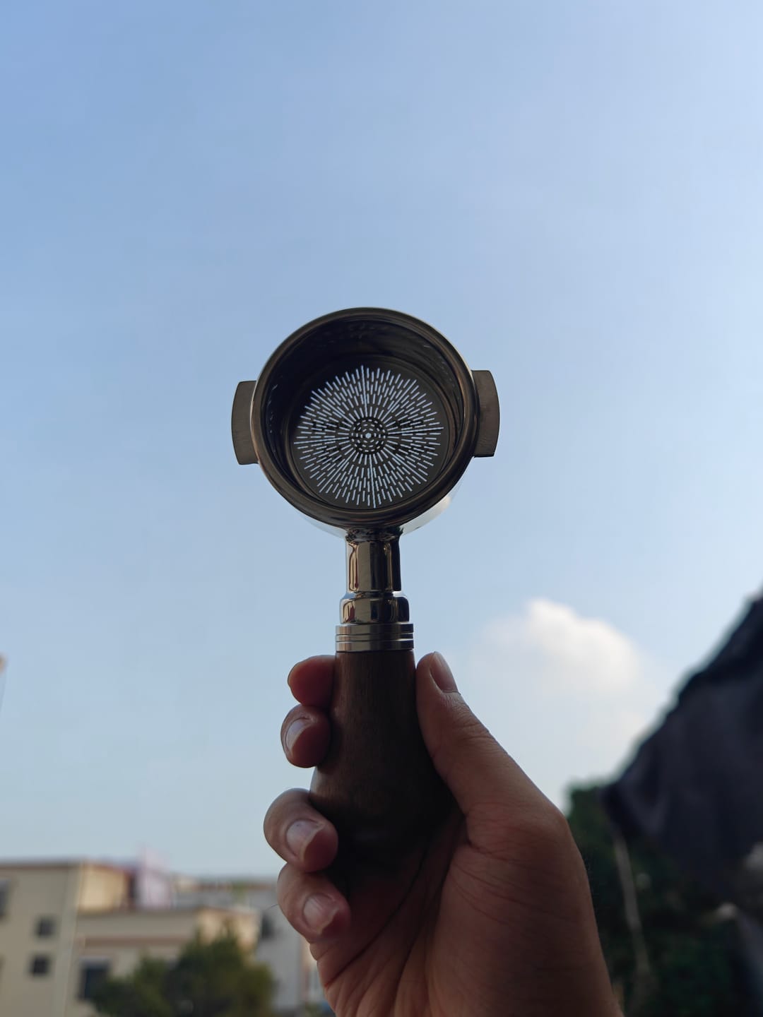 Customer photo review of Coffee Espresso Filter Baskets Precision 58mm