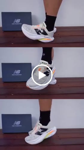 Customer video review of New Balance FuelCell SuperComp Trainer V3 Hombre Angora Hot Mango