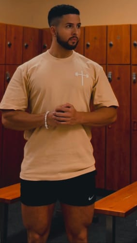 Customer photo review of Jesus Is King Tee