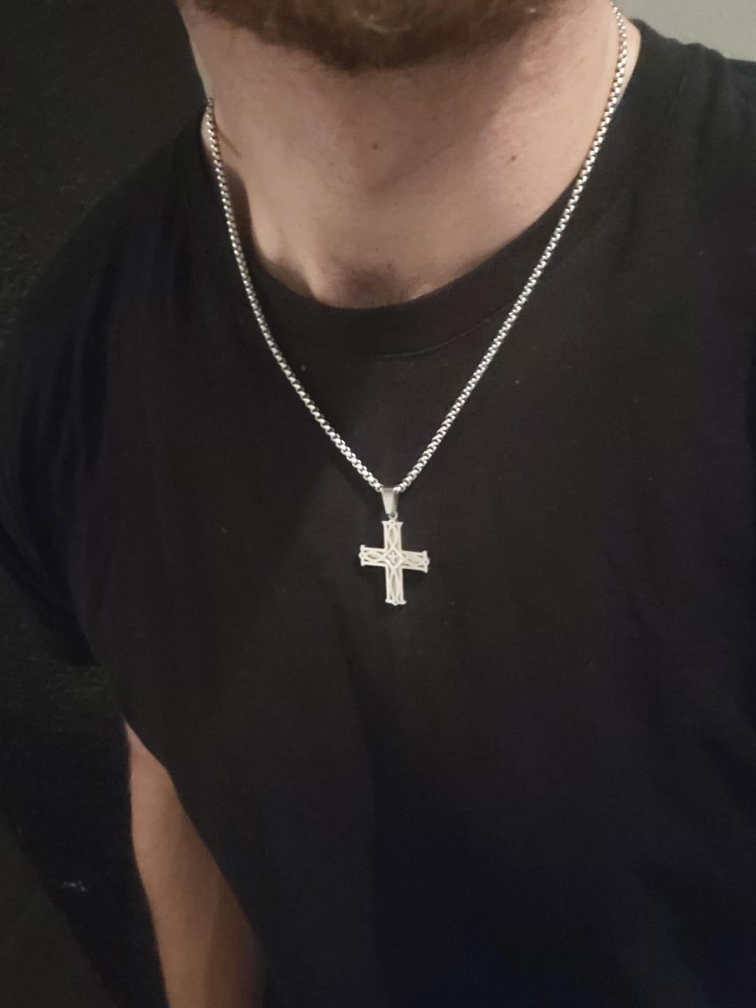 Customer photo review of Statement TM Kreuzkette