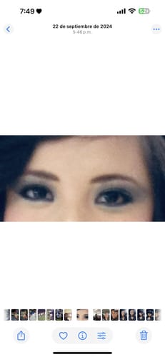 Customer photo review of Suero para pestañas y cejas