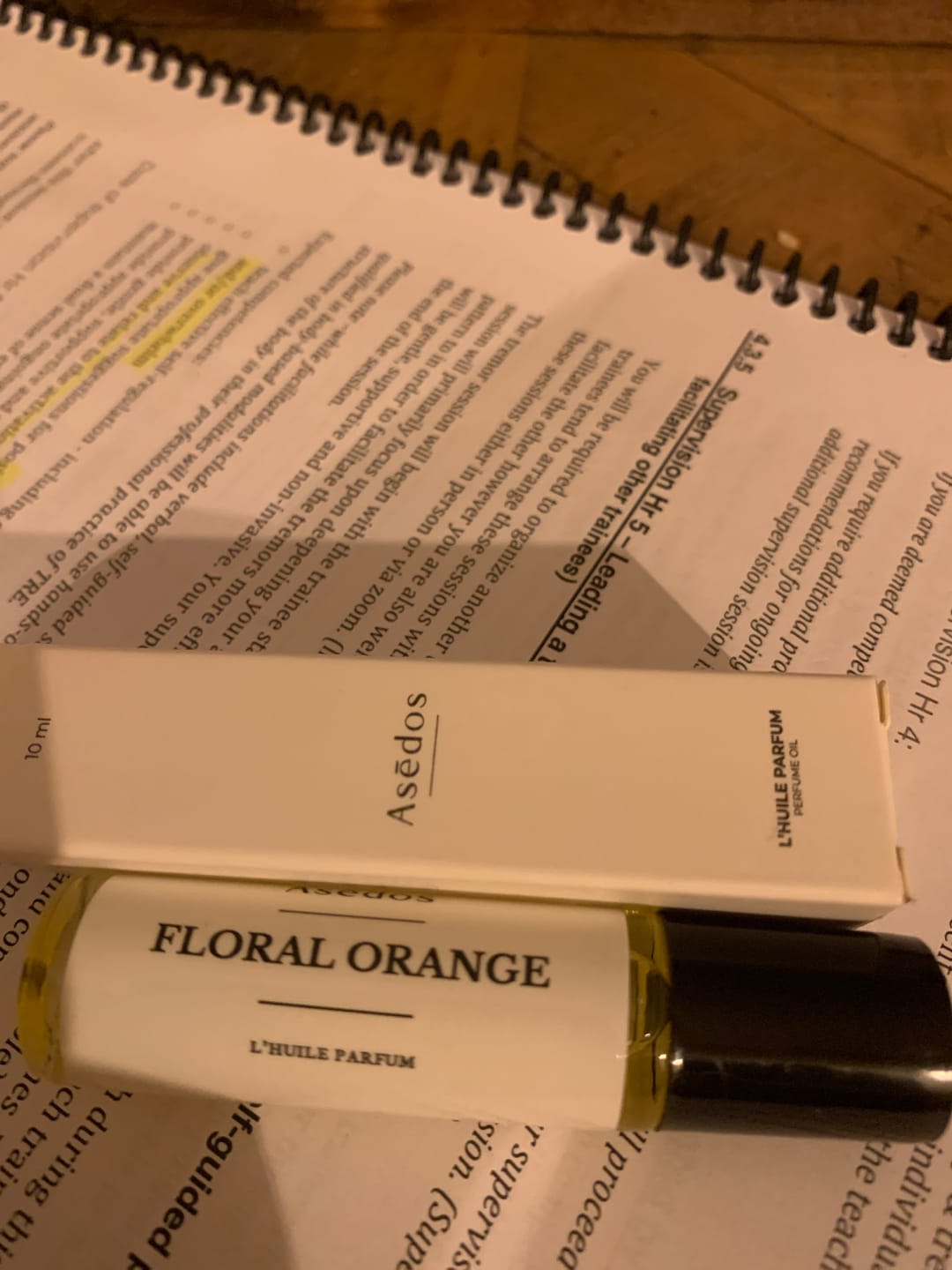 Customer photo review of FLORAL ORANGE PERFUME OIL