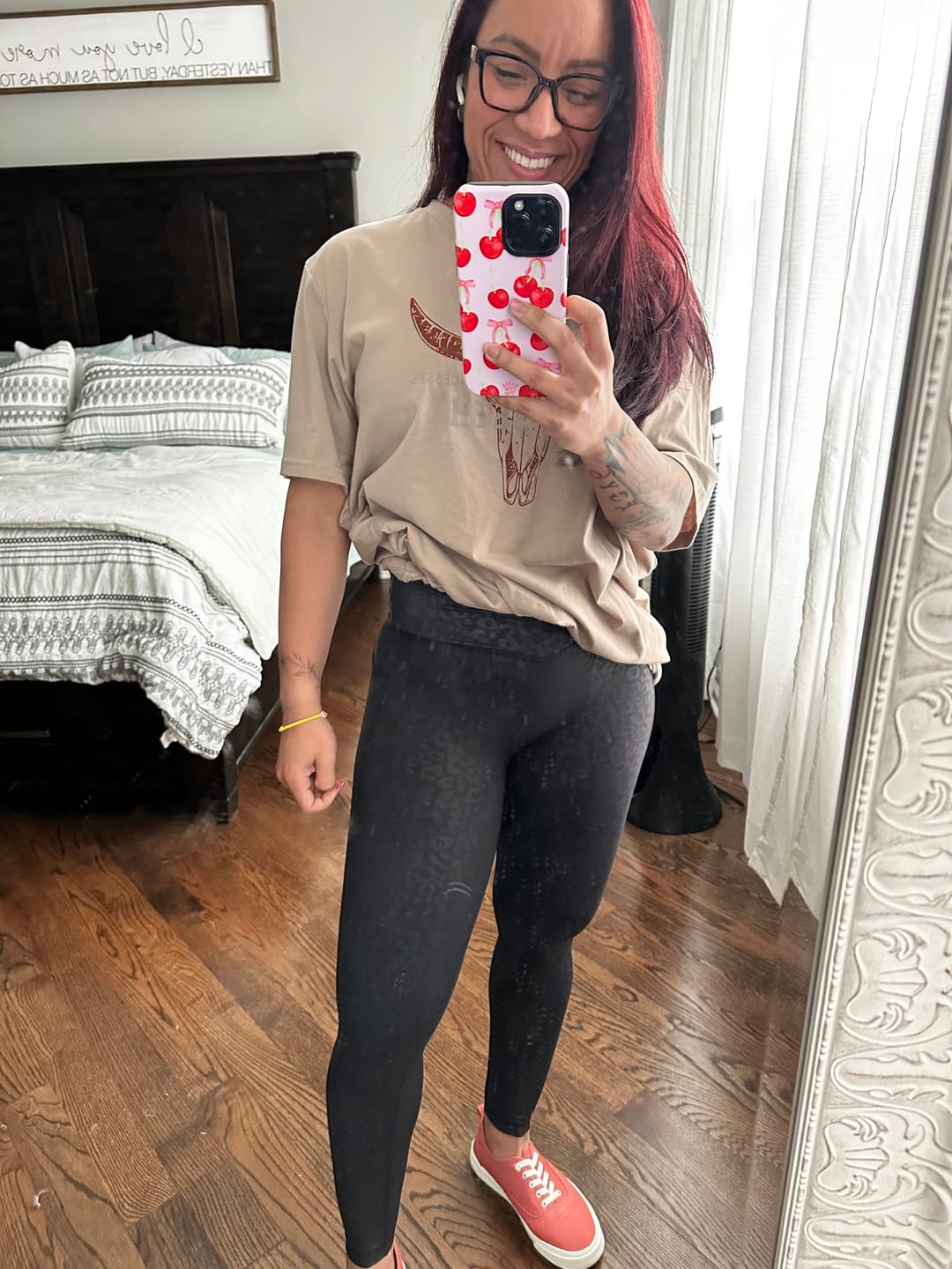 Customer photo review of Leggings of the Month Club