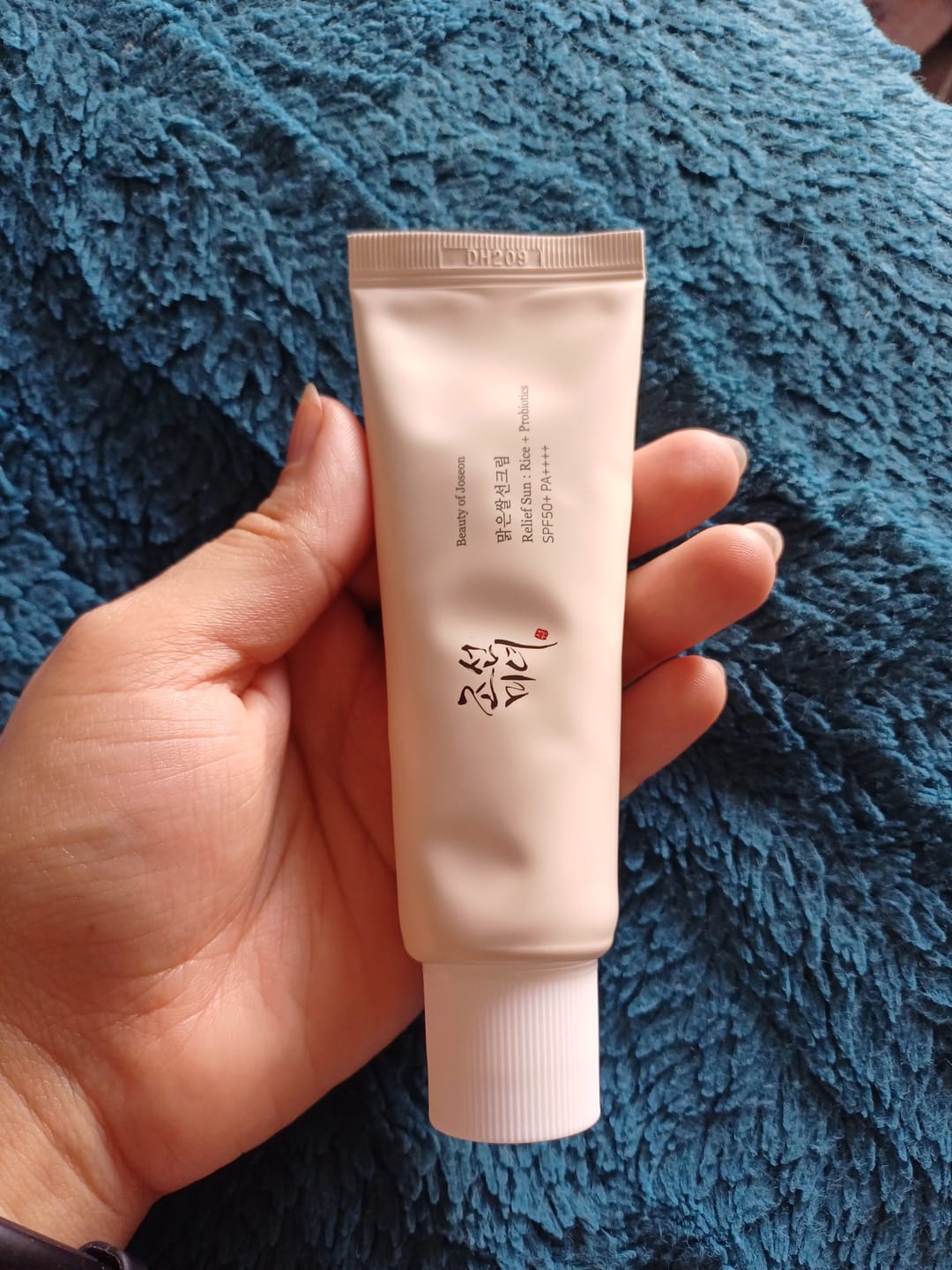 Customer photo review of Relief Sun : Rice + Probiotics (SPF50+ PA++++)