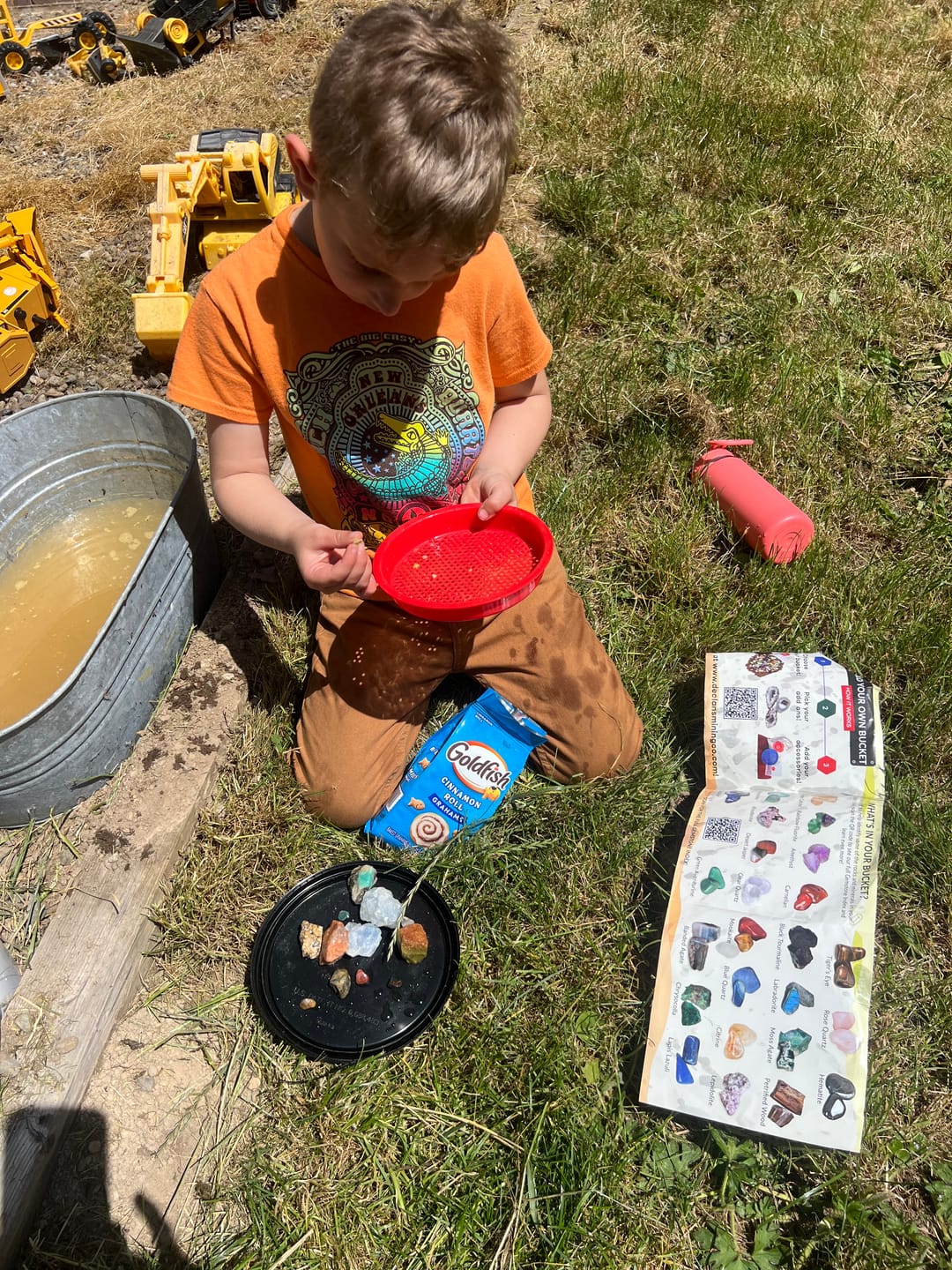 Customer photo review of Declan's Mining Bucket