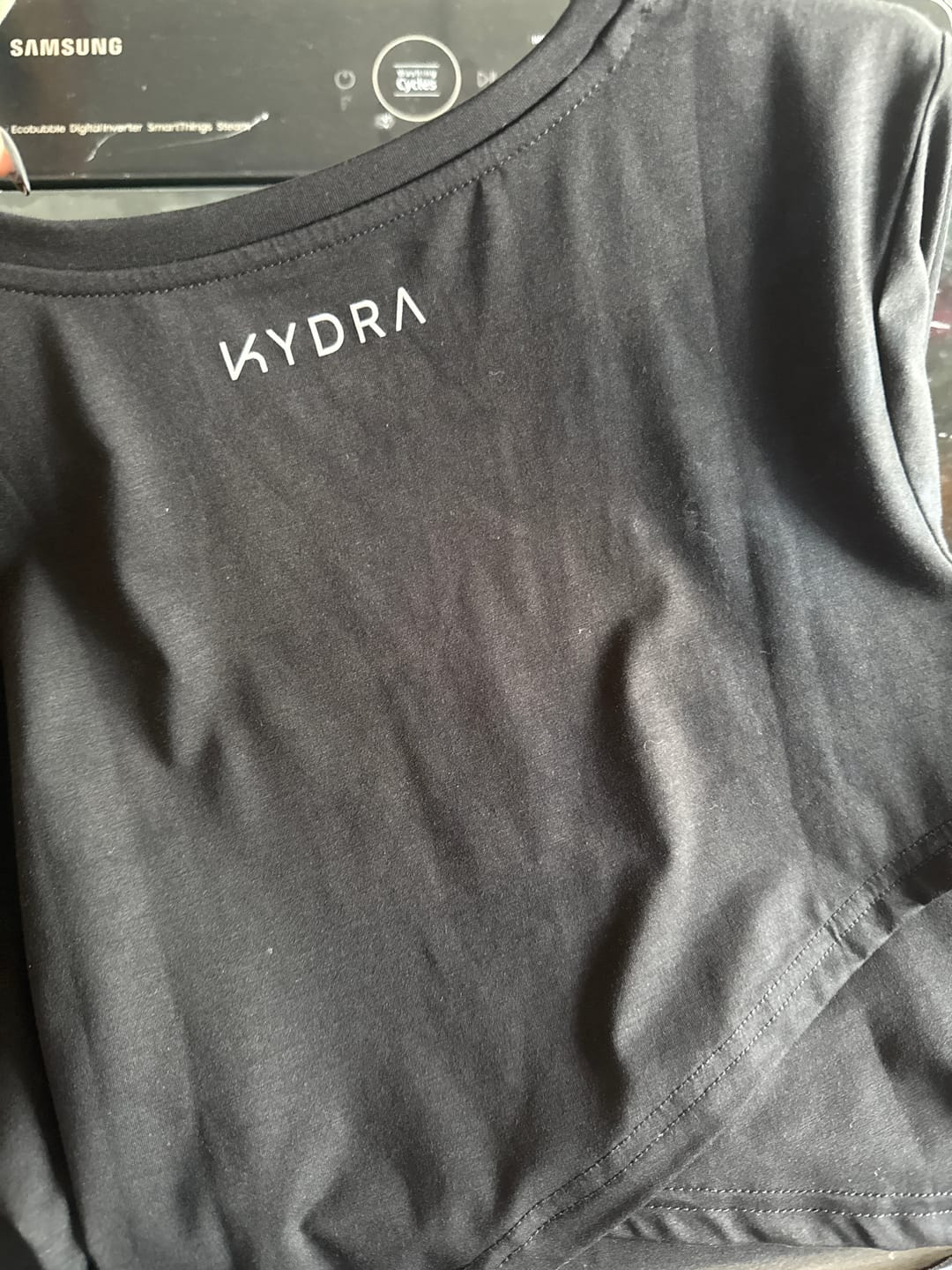 Customer photo review of Cross Back Tee
