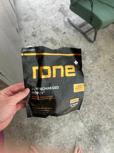 Customer photo review of (20-Pack) SuperCharged Honey - 100mg Caffeine