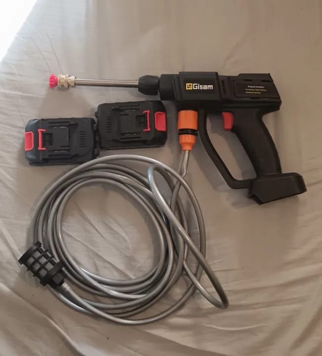 Customer photo review of Akku Hochdruckreiniger - tragbar, stark & flexibel einsetzbar