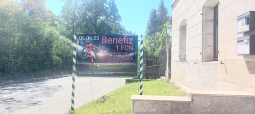 Customer photo review of Banner inkl. Druck