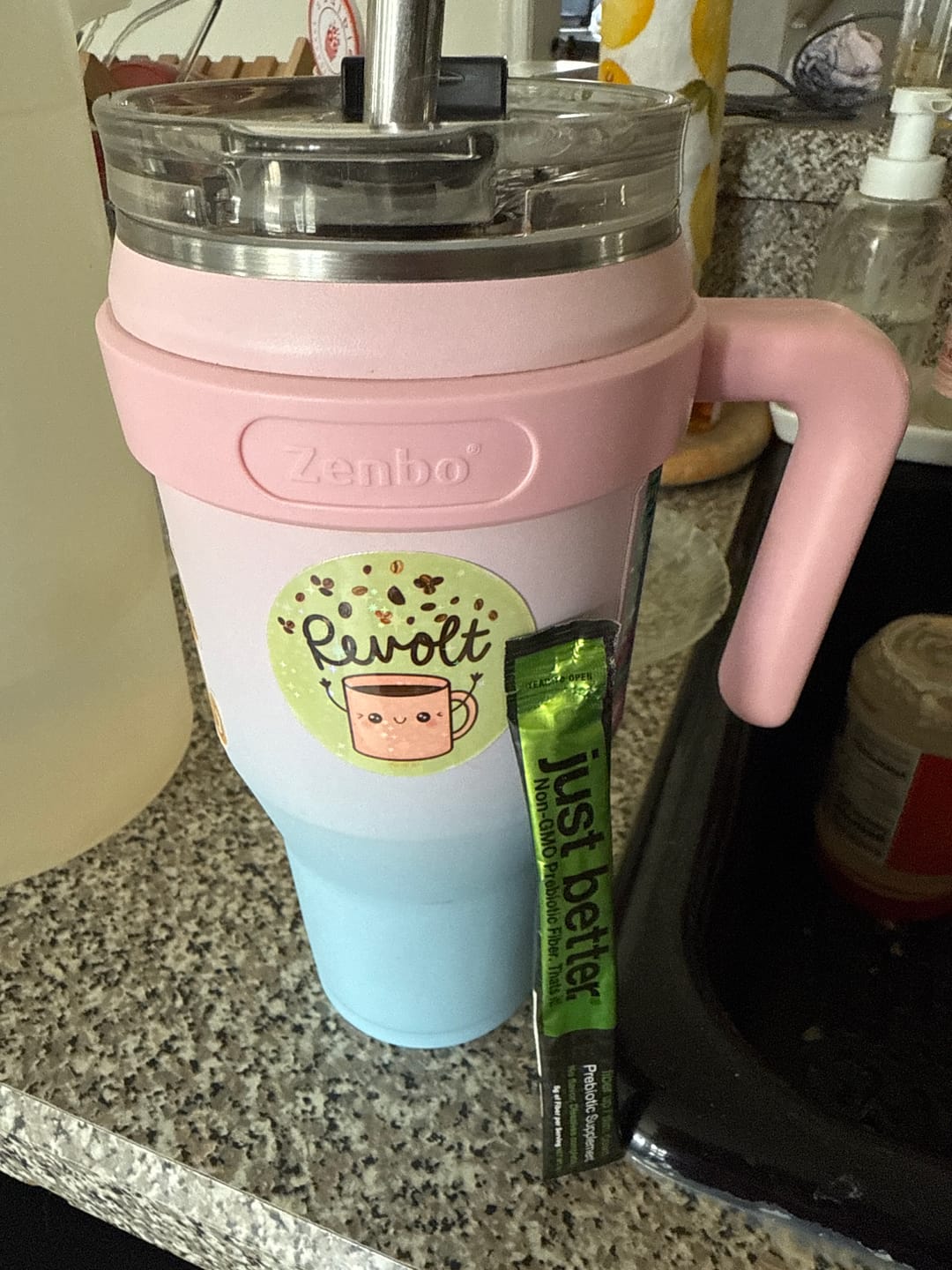 Customer photo review of 2 Pack - 1200g Stand Up Zipper Pouch - just better. prebiotic supplement (About 200 servings per pouch) Bundle Up and SAVE 5%!