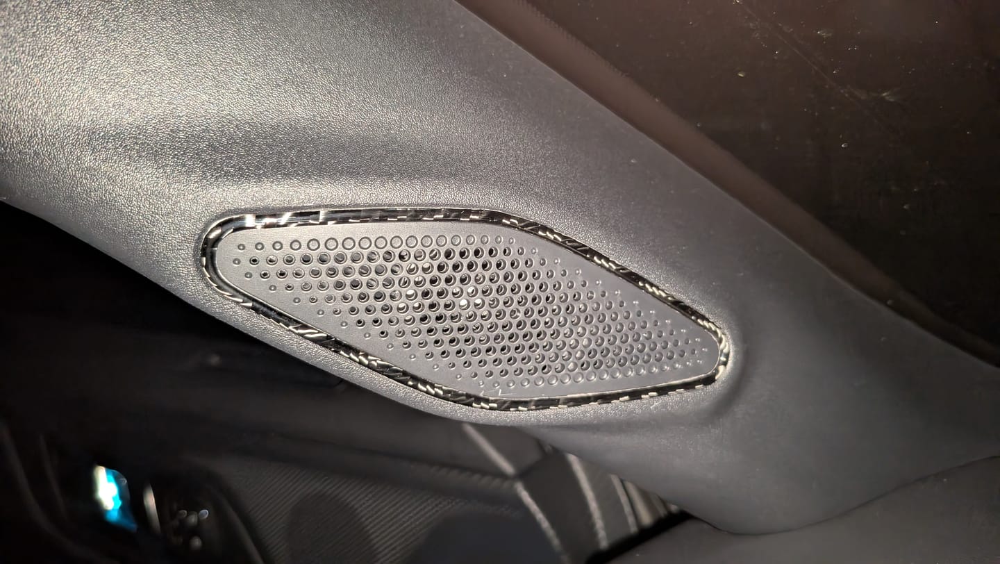 Customer photo review of 2024+ S650 Mustang Real Carbon Fiber A Pillar Speaker Trim Overlay