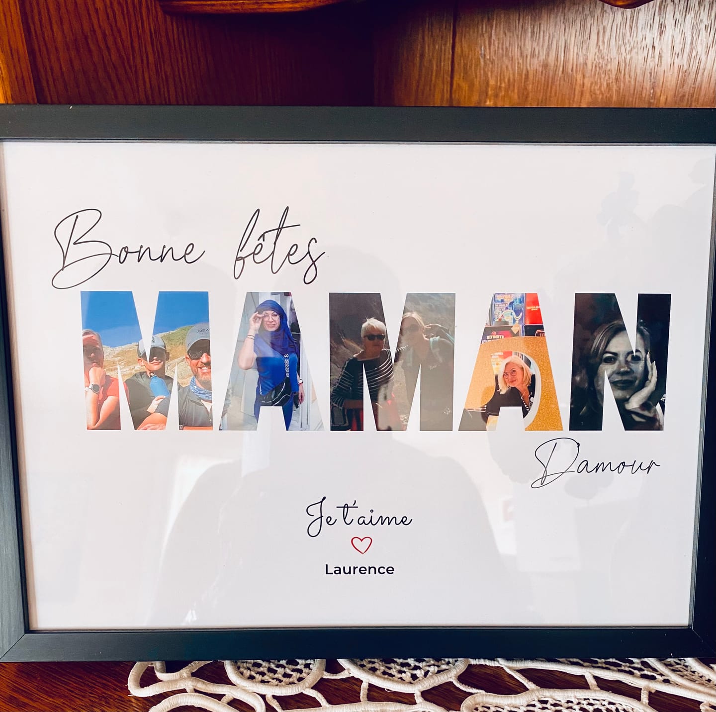Customer photo review of Bonne fête Maman - Affiche Personnalisée
