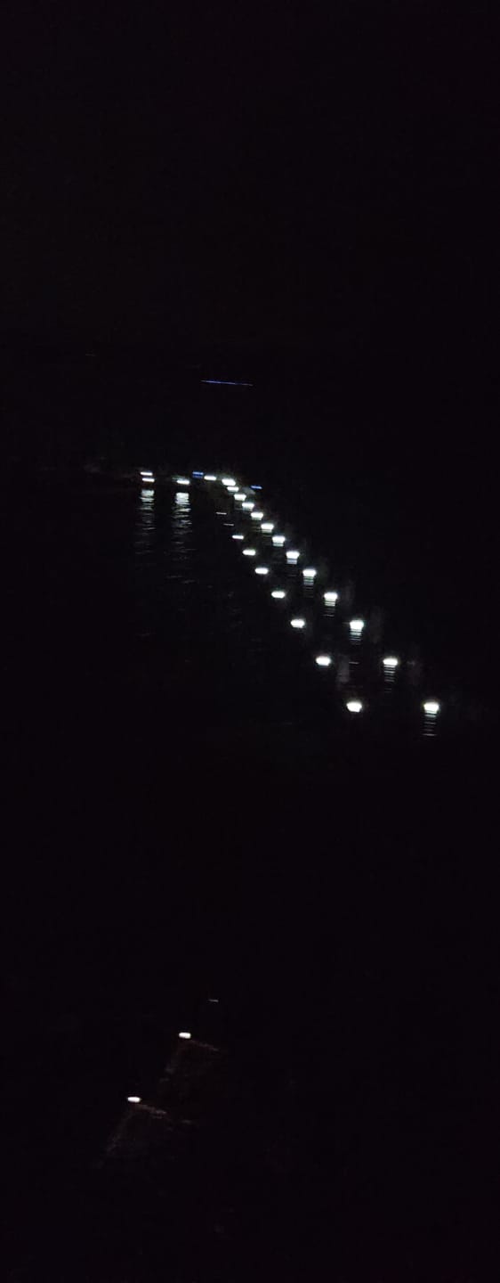 Customer photo review of TSUN Grey Shell White Solar Deck Lights