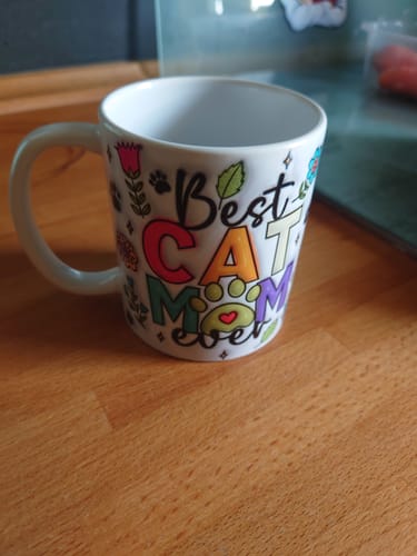 Customer photo review of Beste Katzen Mama 3D Optik - Individuelle Tasse