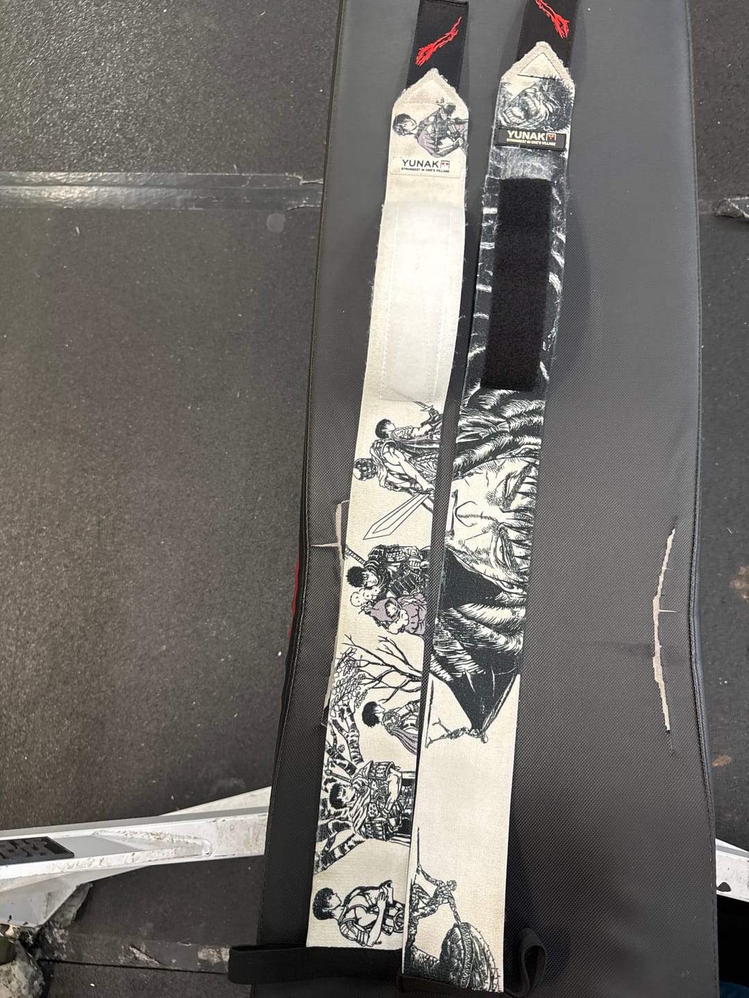 Customer photo review of Embroidered Eclipse Wrist Wraps