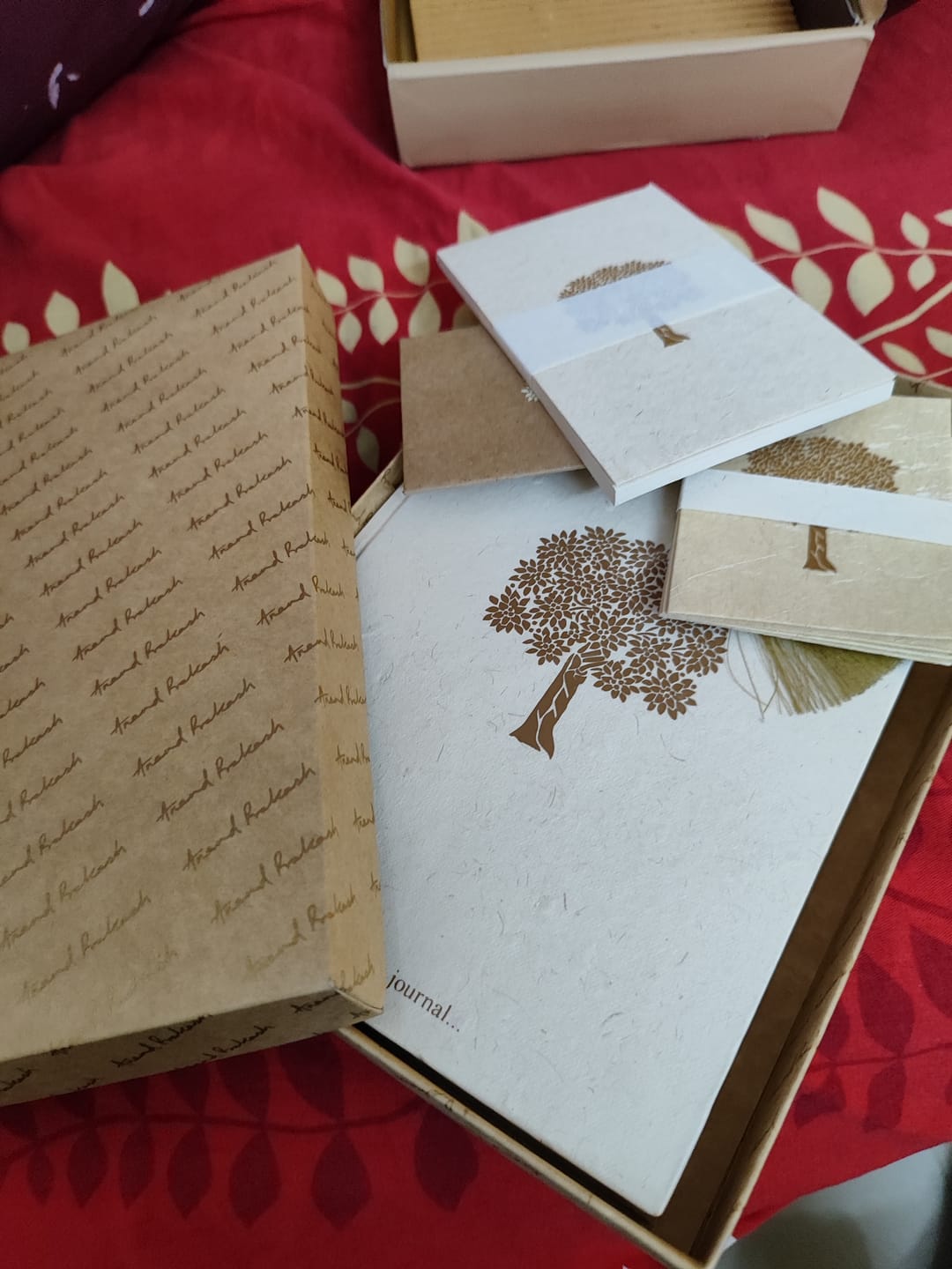 Customer photo review of Notebook Hardbound Tree