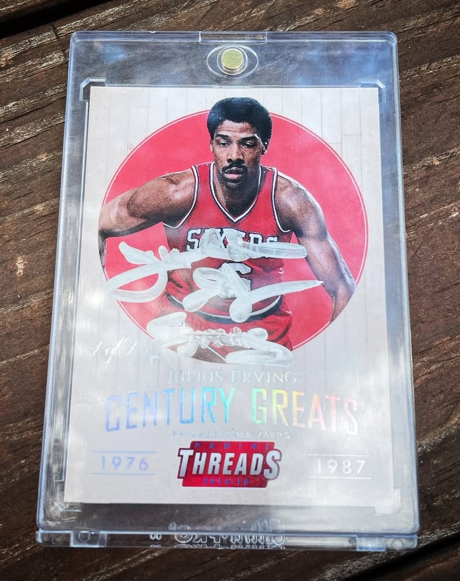 Customer photo review of Julius Erving Autograph Signing
