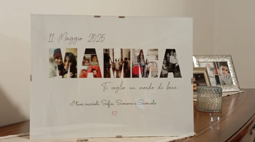 Customer photo review of Buona festa – Poster Personalizzato