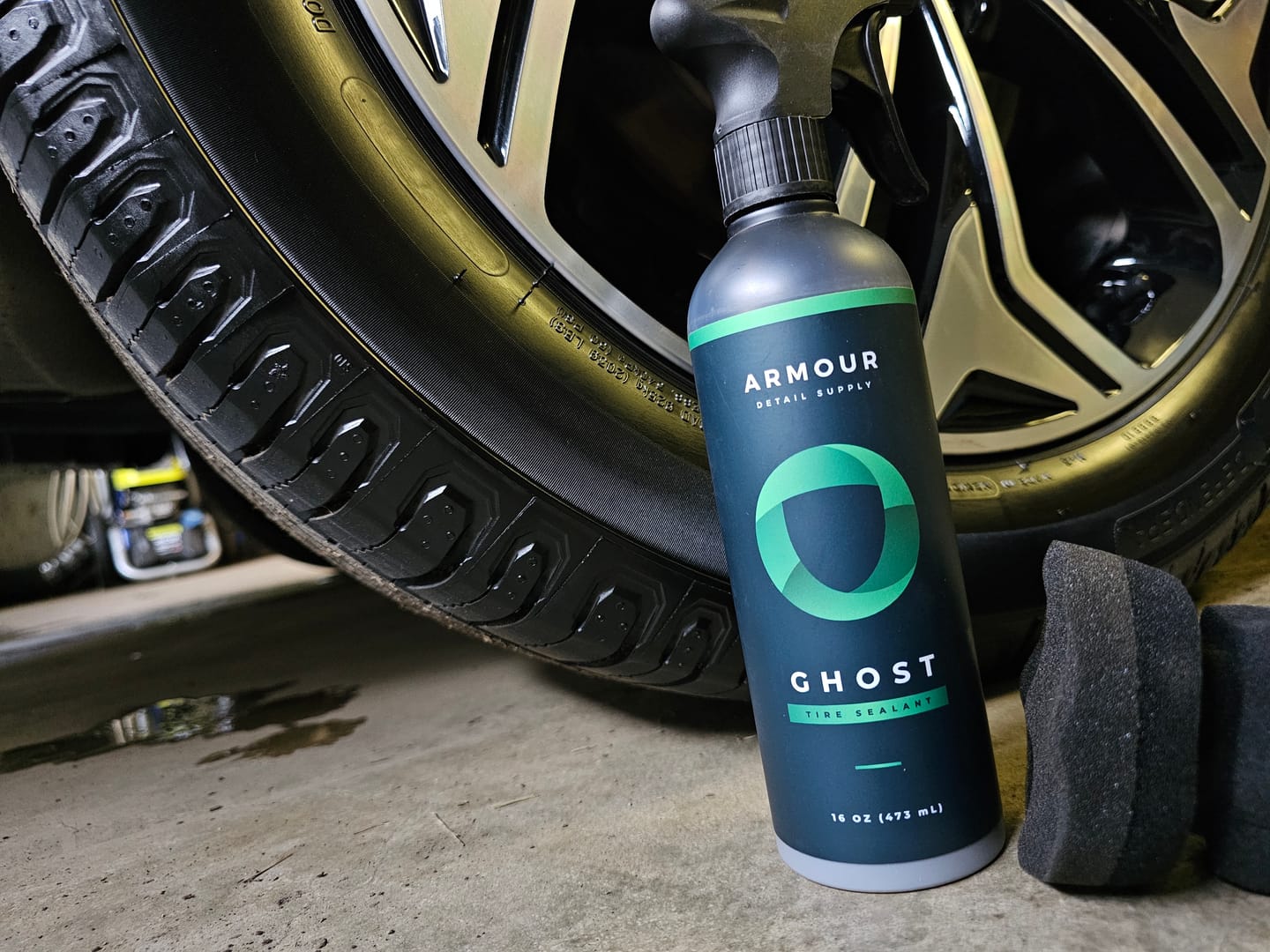 Customer photo review of GHOST - Tire Sealant