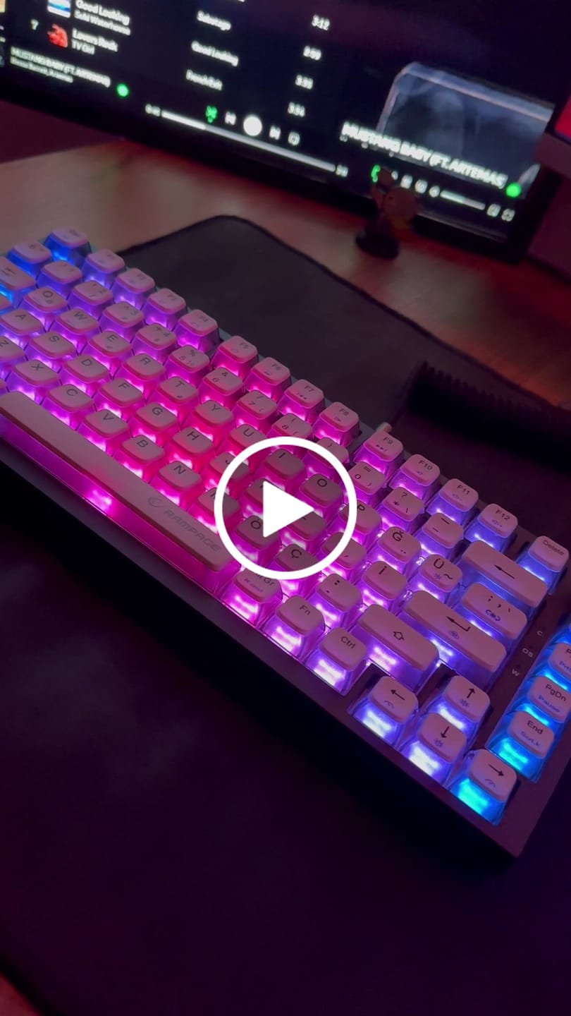 Customer video review of Zenith Pro Siyah 8000 Hz Gasket Manyetik Oyuncu Klavyesi
