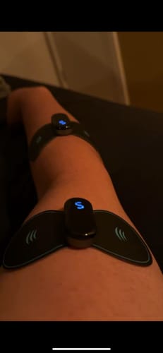 Customer photo review of Vibit TENS - Electrical Nerve Stimulation Therapy