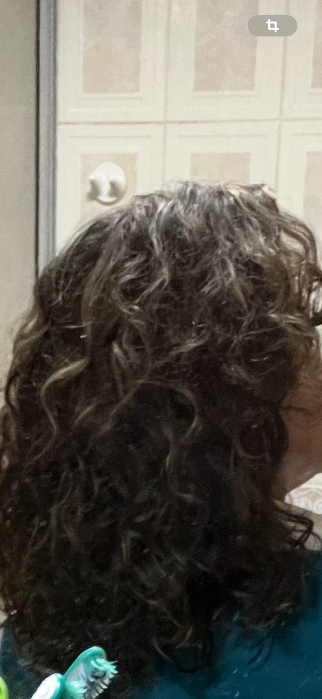 Customer photo review of Activador de Rizos Termoactivo 300 g