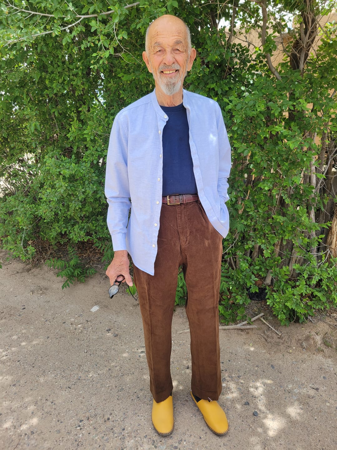 Customer photo review of 12.5 oz 8 Wale Corduroy Trousers - Black